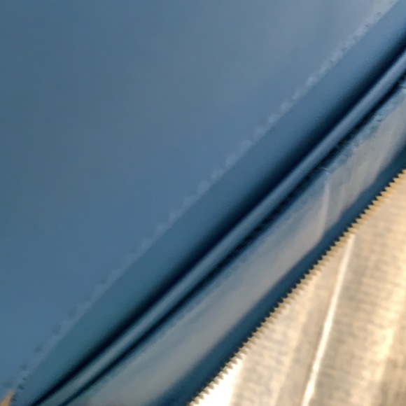 Tory Burch Ivy Wristlet Montego Blue - Picture 6 of 9